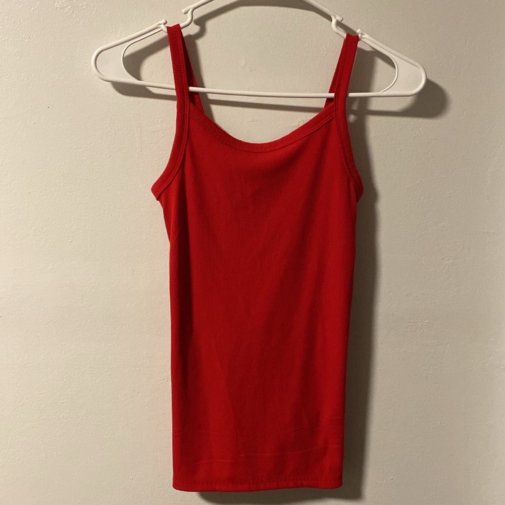 Bright Red Light Weight Tank Top (XS)